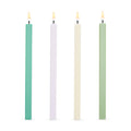 HAY Shape Candles - Set of 4 - Pastel