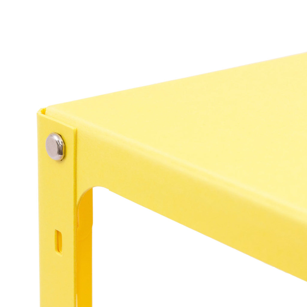 Paper Shelves Rack - Yellow