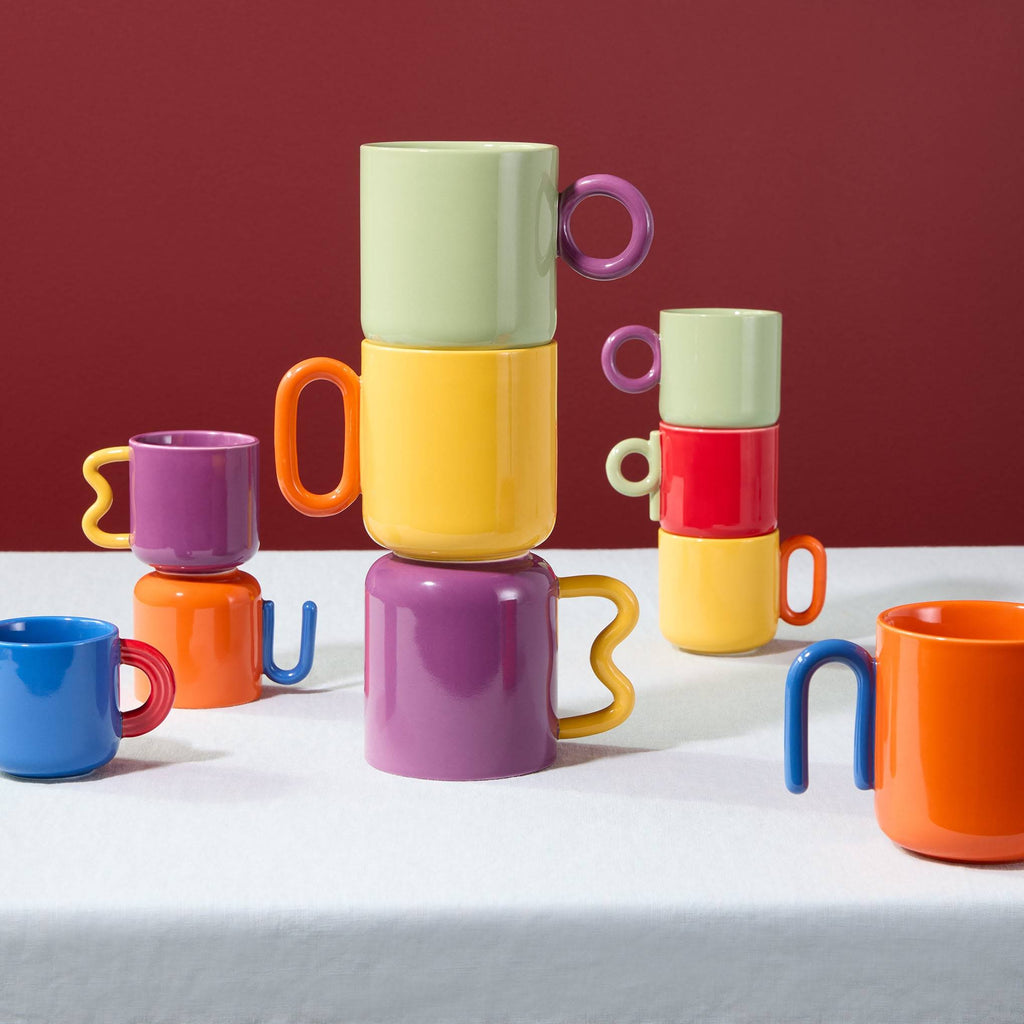 Creative Porcelain Mugs &amp; Espresso Cups - Espresso Cup Set of 6