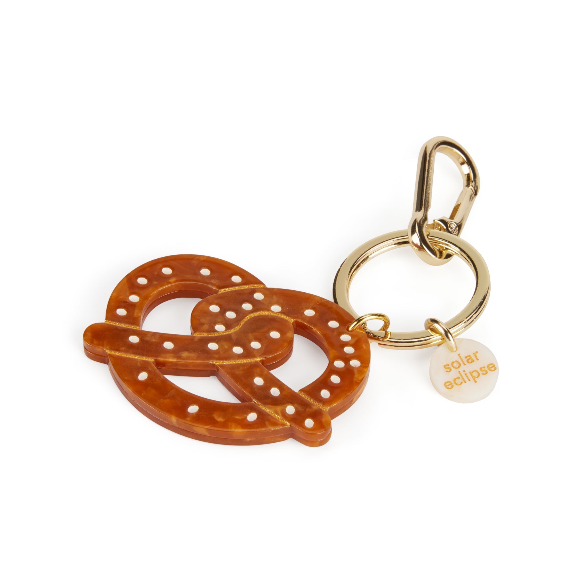 Solar Eclipse Keyring Bag Charm - Pretzel