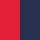 Lumio Book Lamp - Red/ Navy