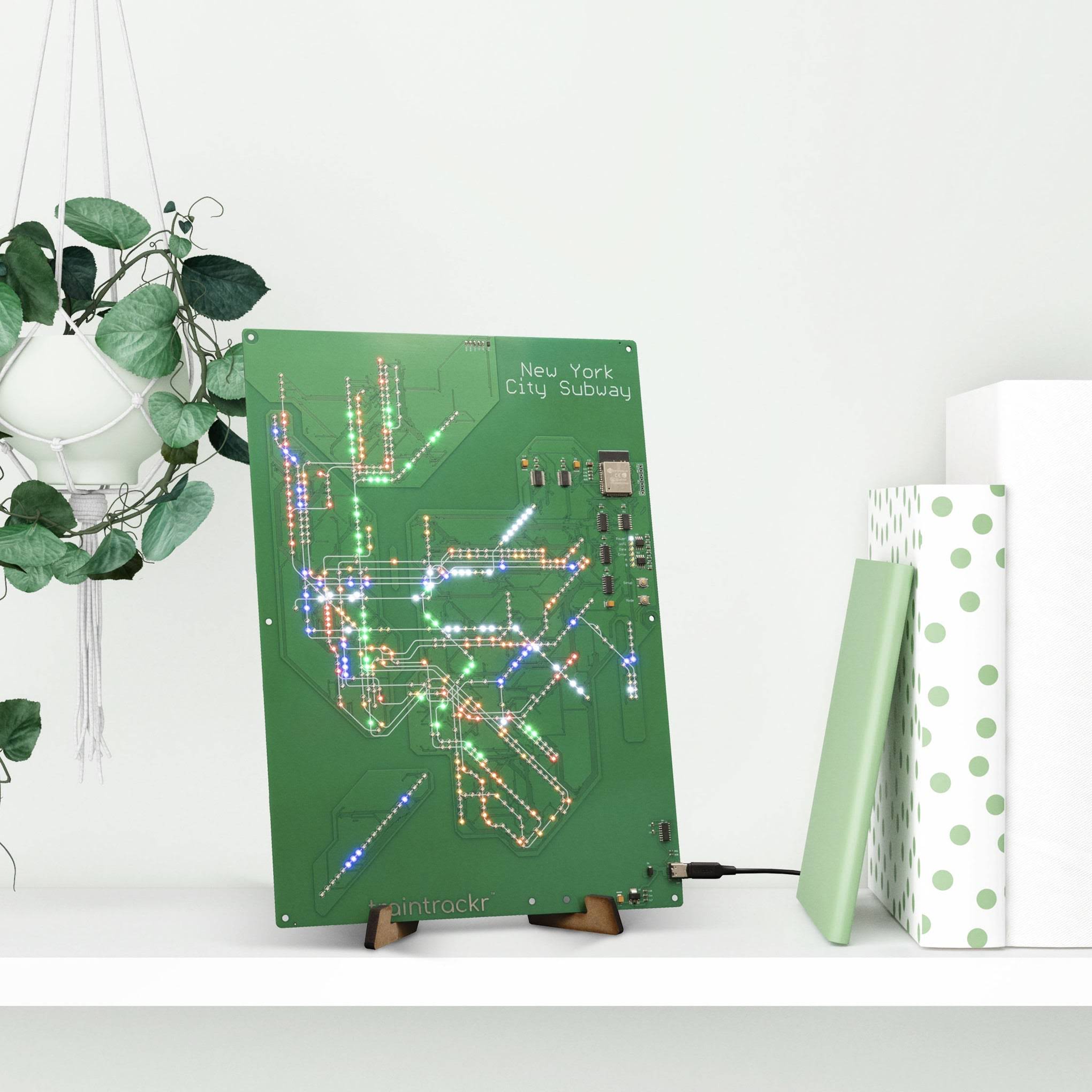 Traintrackr NYC Subway Circuit Board 2.0