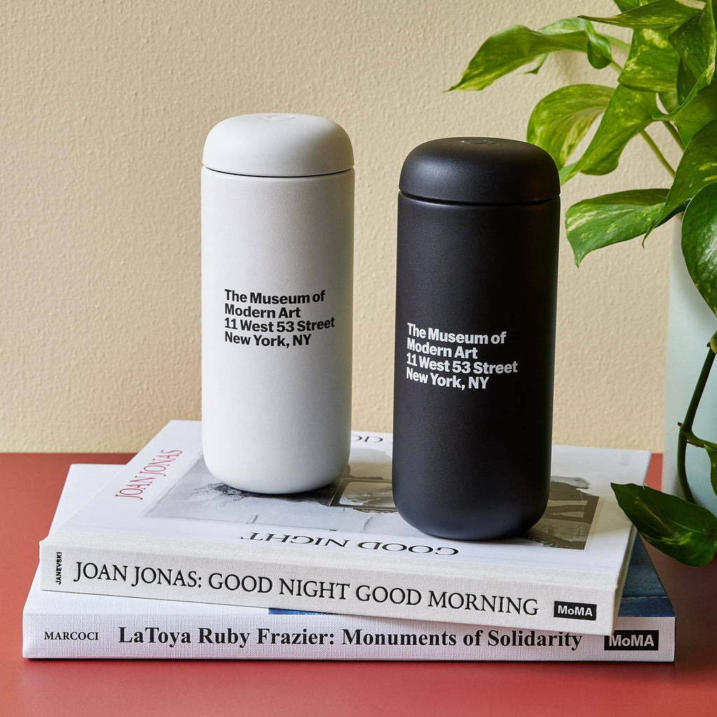 MoMA Address Insulated Travel Mug - Black