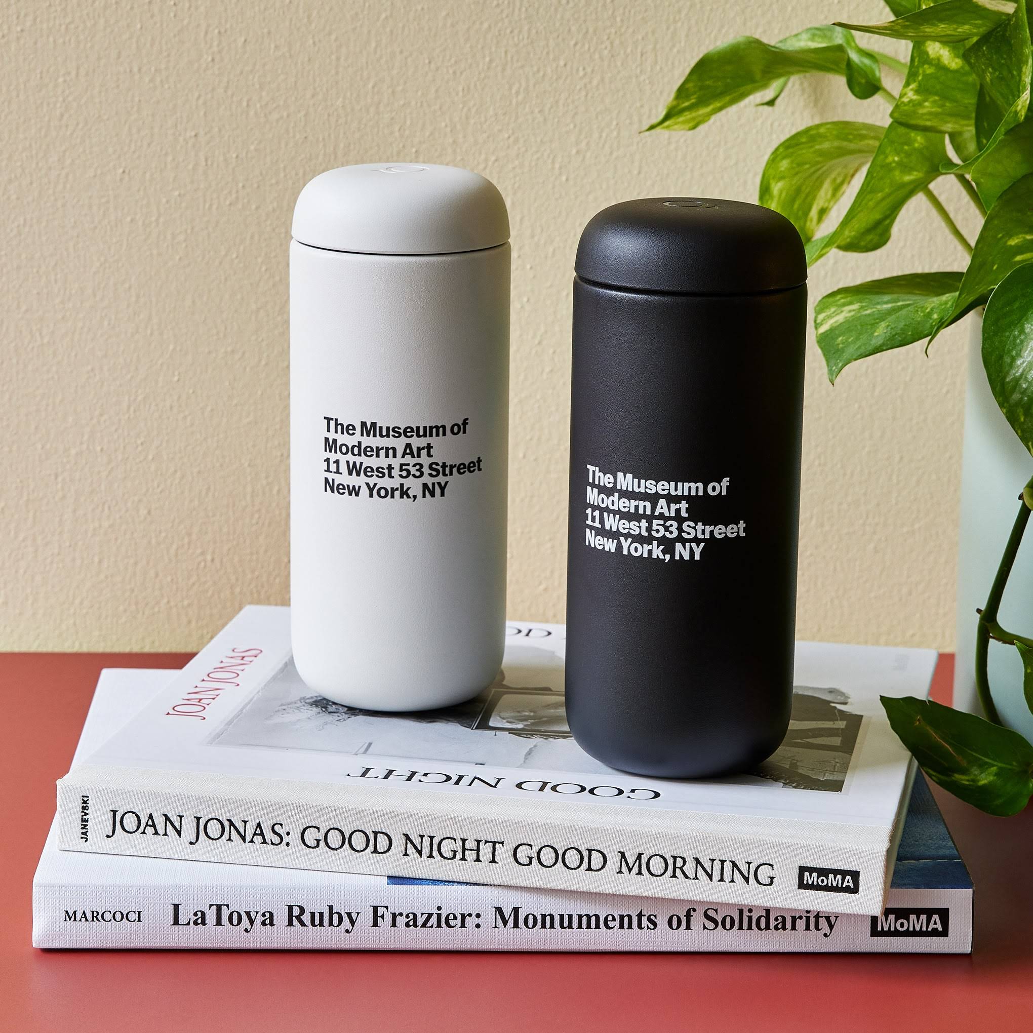 MoMA Address Insulated Travel Mug - Black