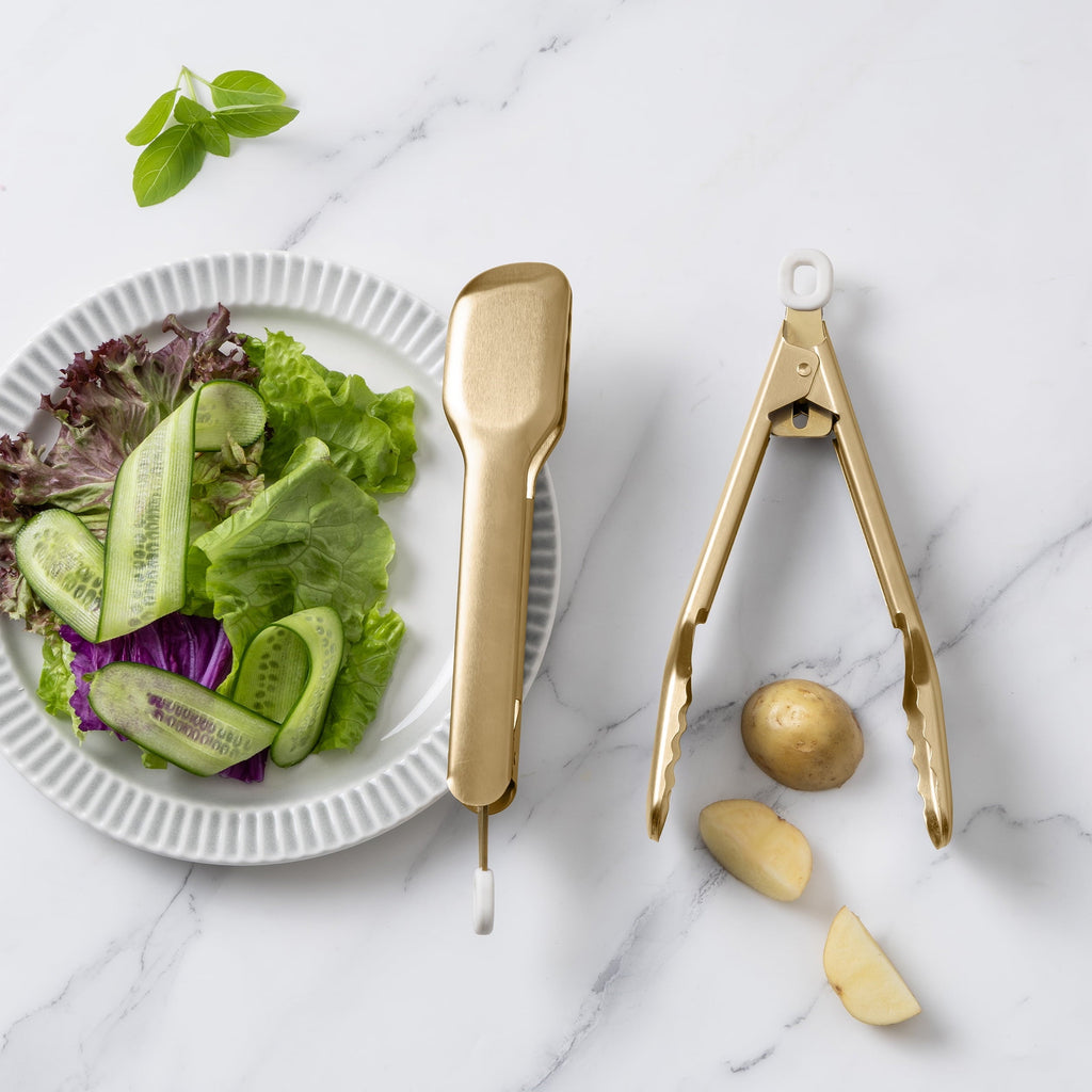 2-Piece Mini Tongs Compact & Durable