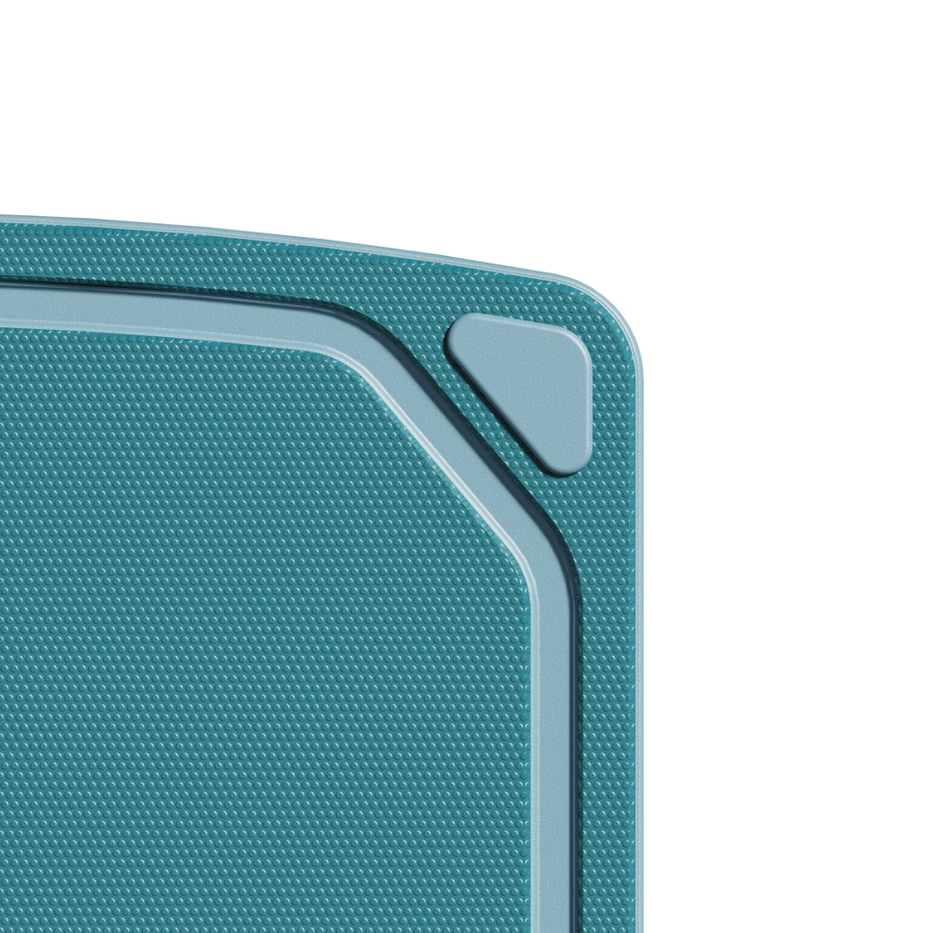 2 Pieces 8.5 x 11 and 10 x 14 Non-Slip Recycled Poly Cutting Board, Blue Color