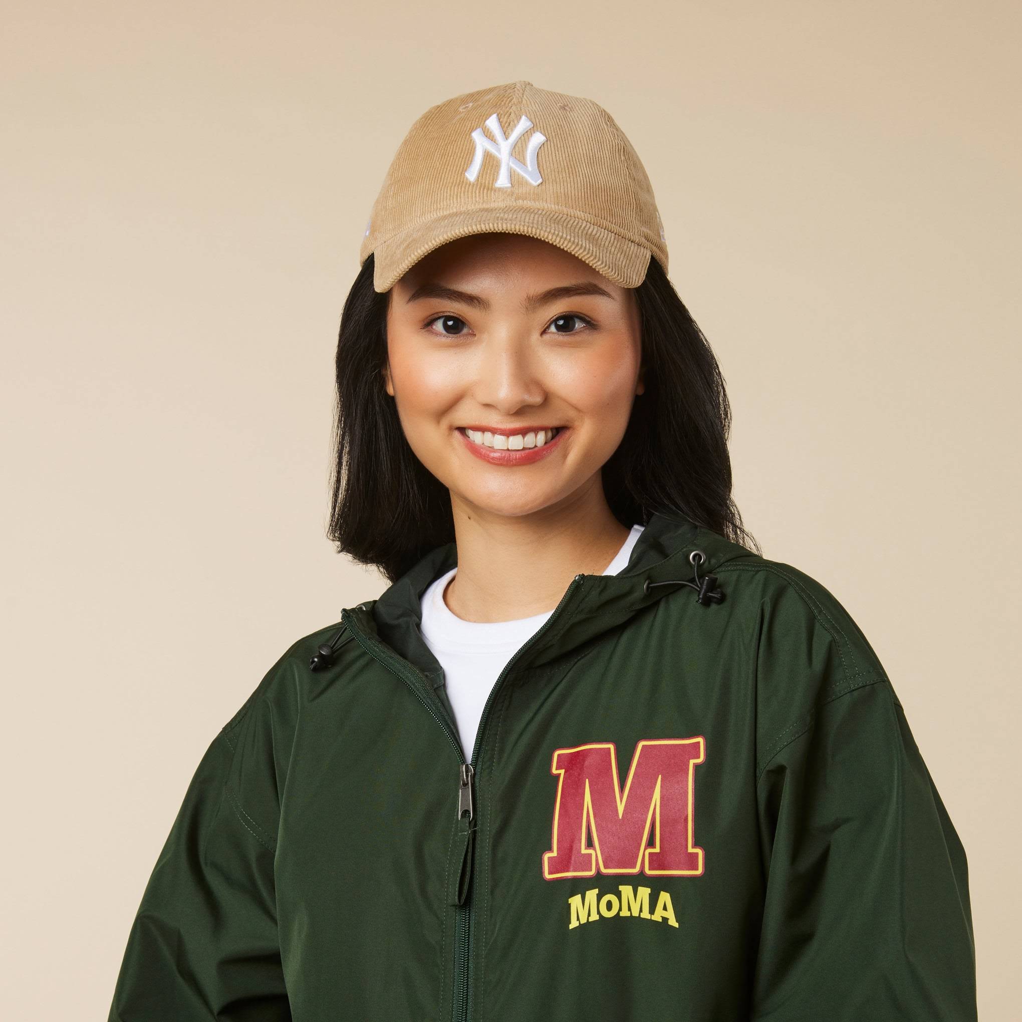 MoMA NY Yankees 9TWENTY Corduroy Adjustable Baseball Cap - Camel