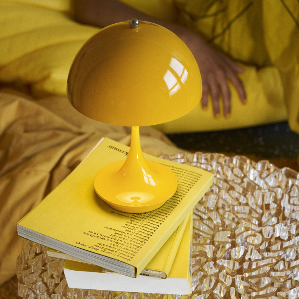 Panthella 160 Portable Table Lamp - Yellow