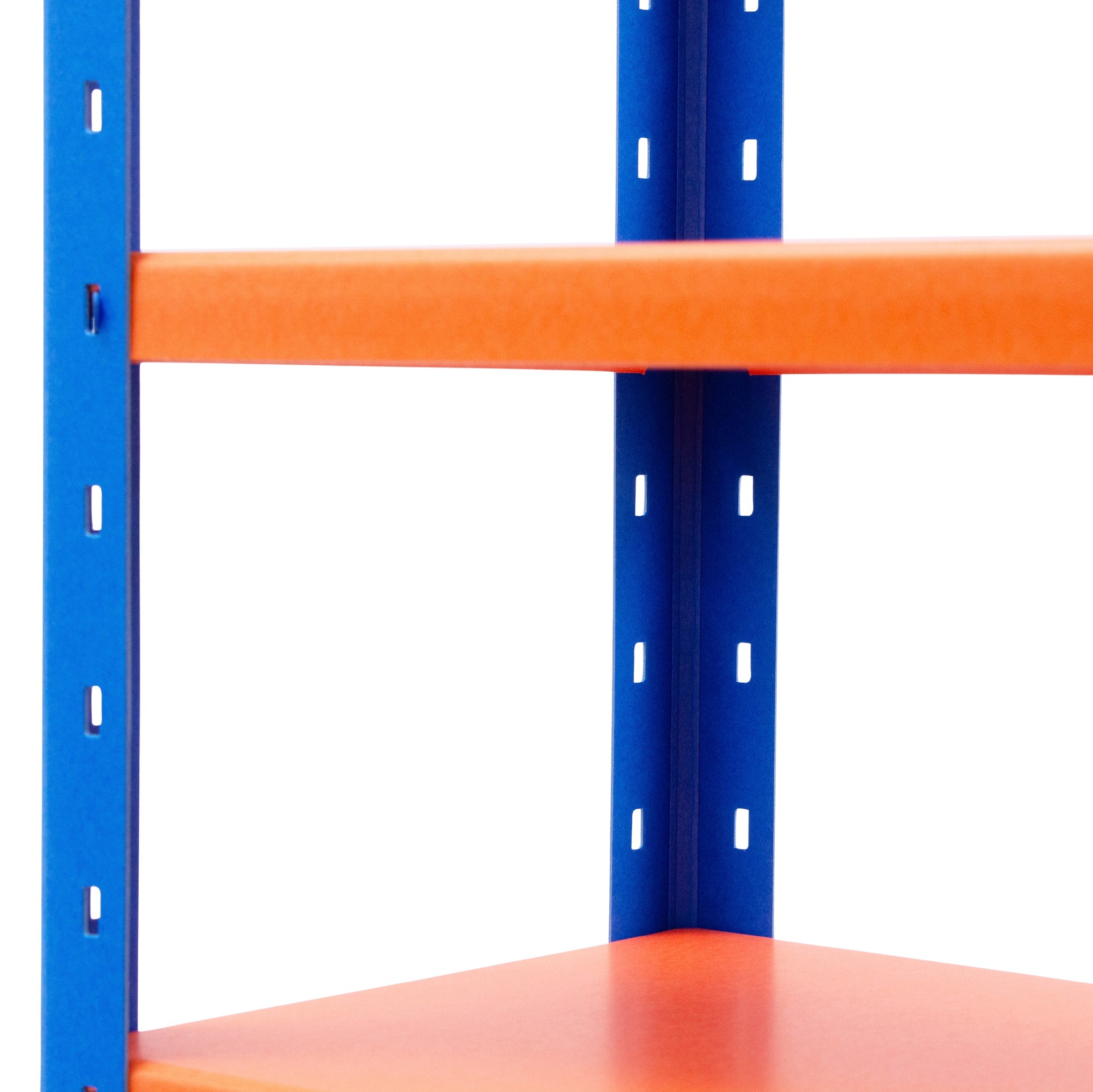 Paper Shelves Rack - Blue/ Orange