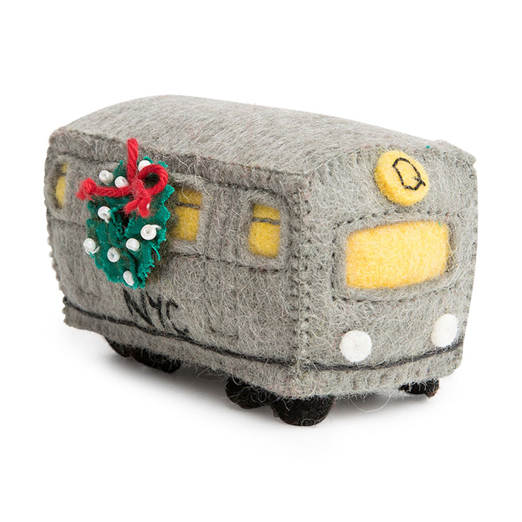 NYC Felt Ornament - Subway