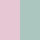 Faceted Crystal Candle Holder - Pink/ Light Mint