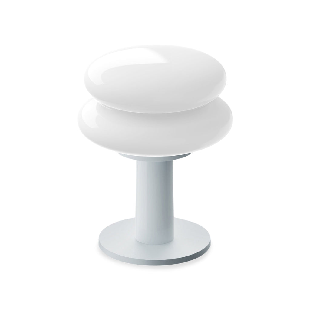 Snowman 15 Portable Lamp - White/ Ice Blue