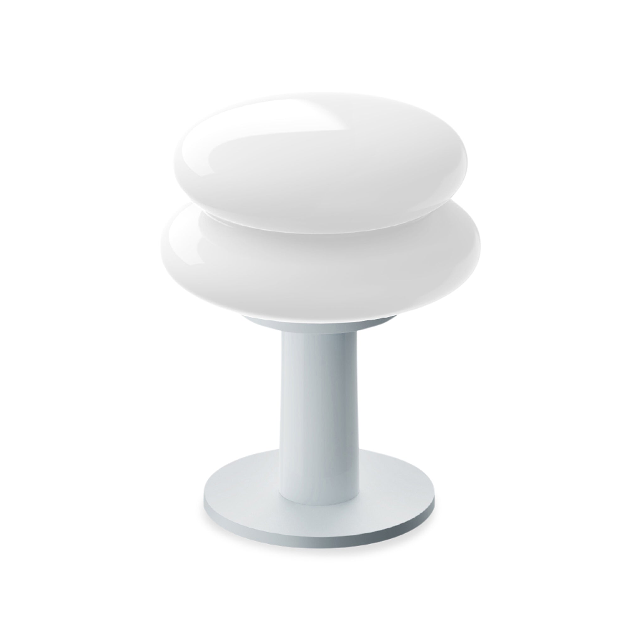 Snowman 15 Portable Lamp - White/ Ice Blue
