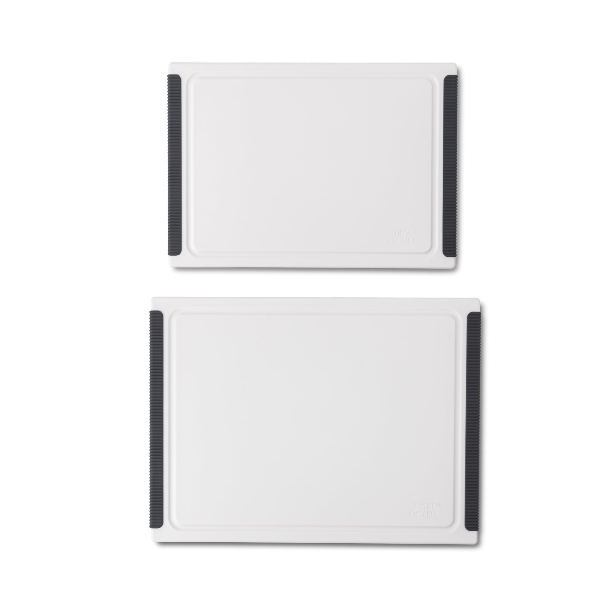 2 Piece Poly Cutting Boards White MD 10x14", LG 12x16"