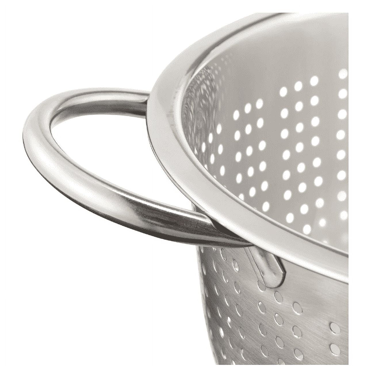 SS Multi-Use Colander for Straining, Draining & Rinsing Pasta, Fruits or Vegetables