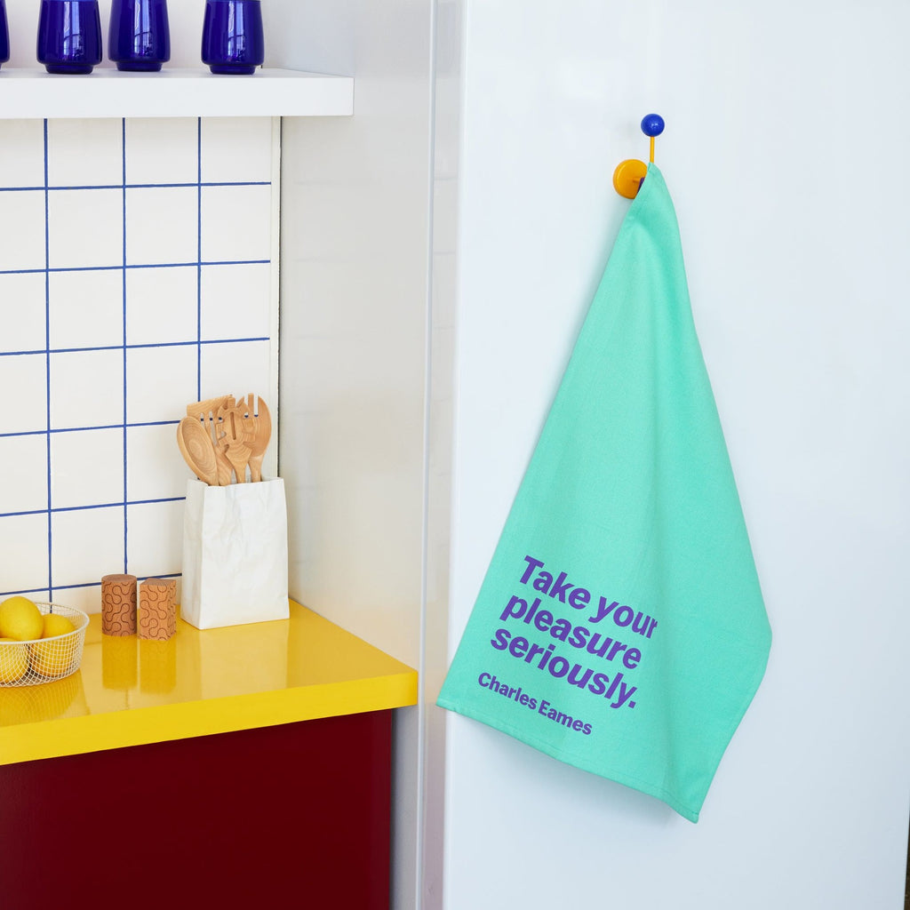 MoMA Artist Quote Cotton Tea Towel - Charles Eames