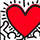 Keith Haring Lovebox Messenger Color &amp; Photo