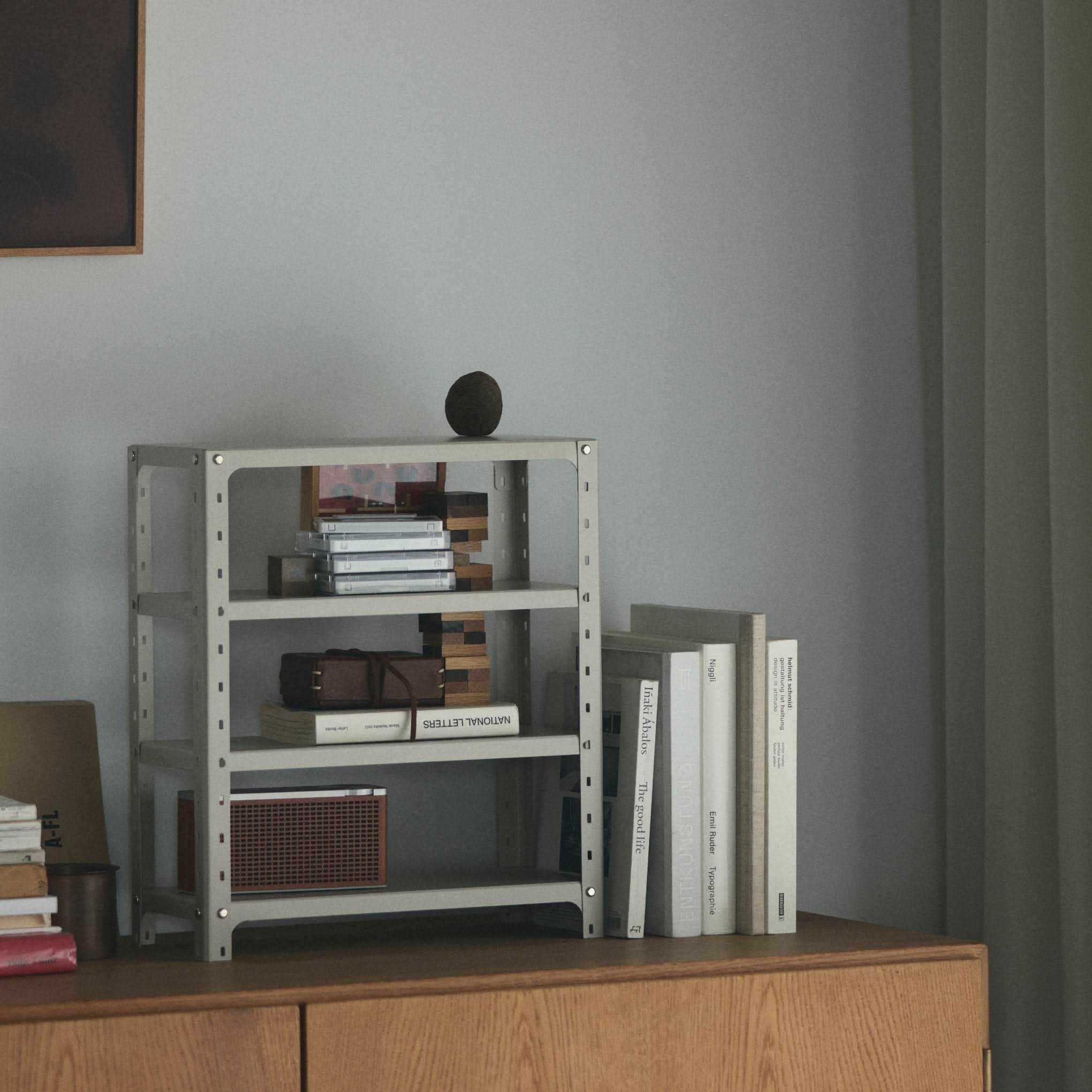 Paper Shelves Rack - Ivory