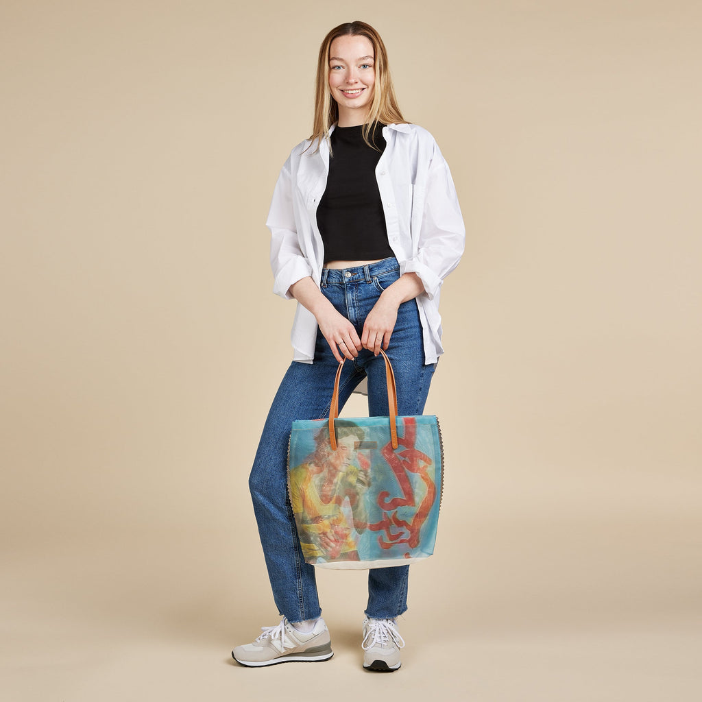 Joan Jonas Rachel Comey Mesh Tote - Blue