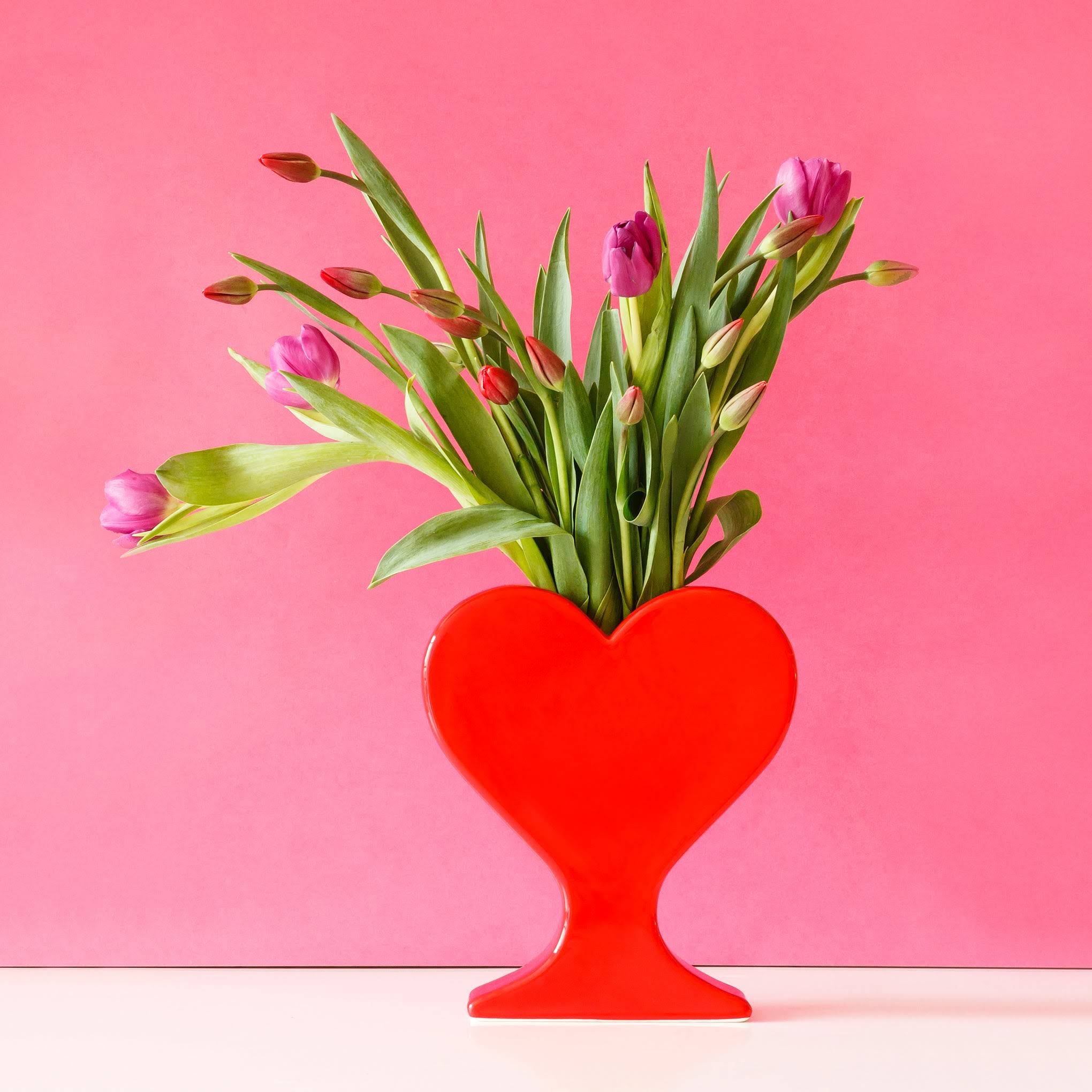 Heart  Ceramic Vase