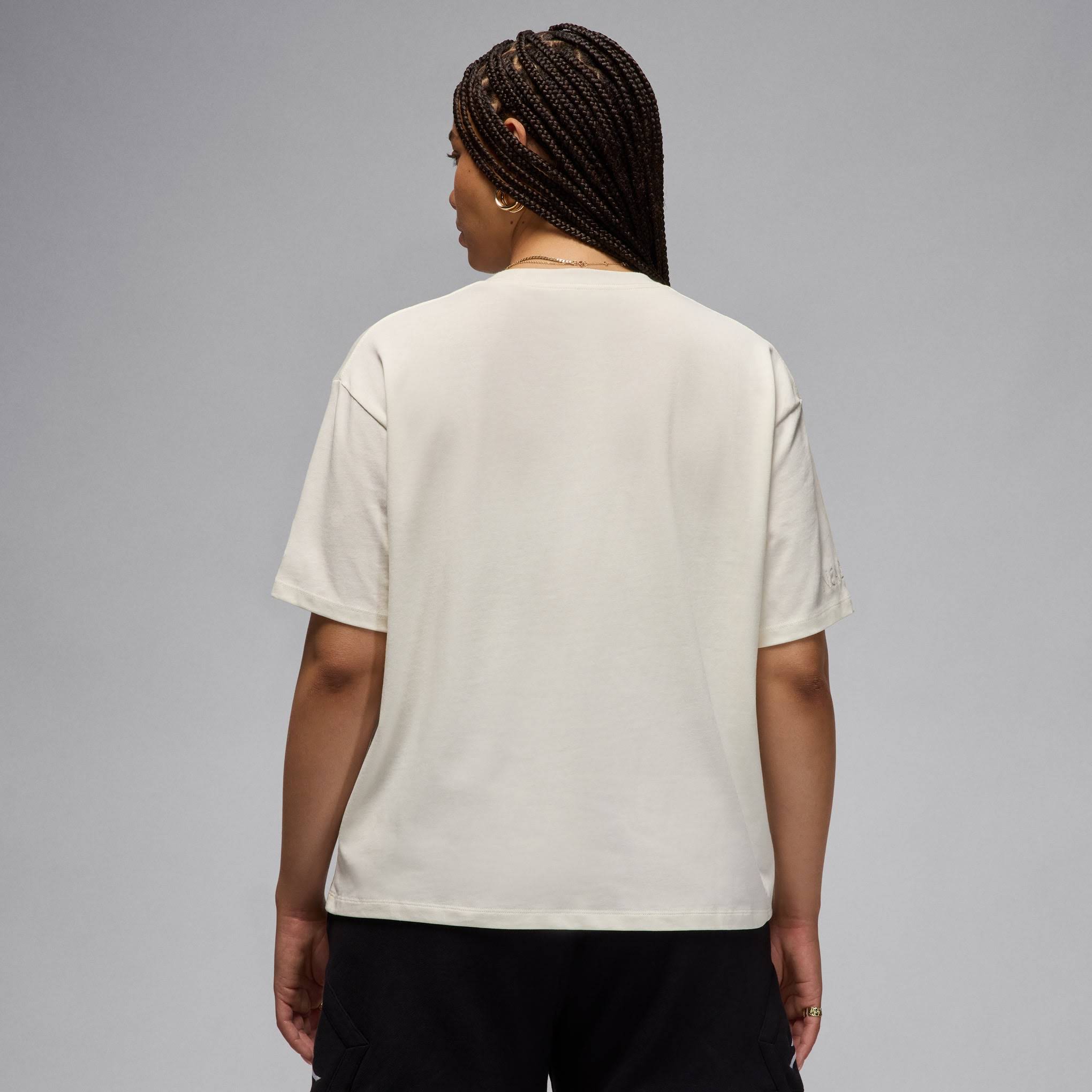 Jordan Brand x Nina Chanel Abney Short-Sleeve Cotton T-Shirt - Sail