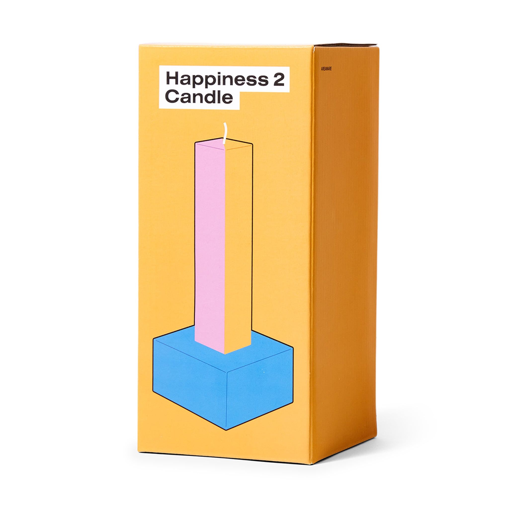 Yinka Ilori Happiness Candle - Orange/ Pink