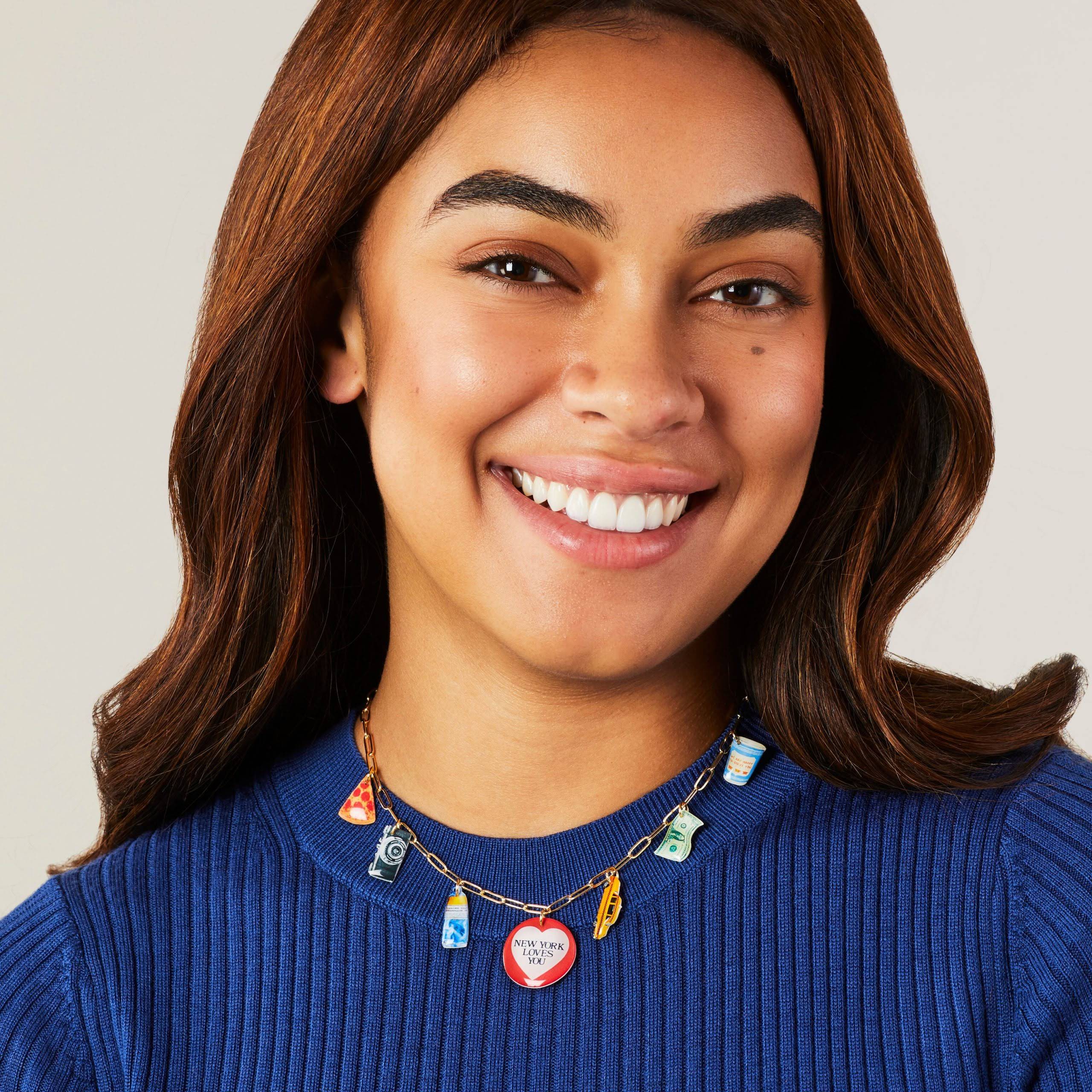 Haricot Vert NYC Charm Necklace