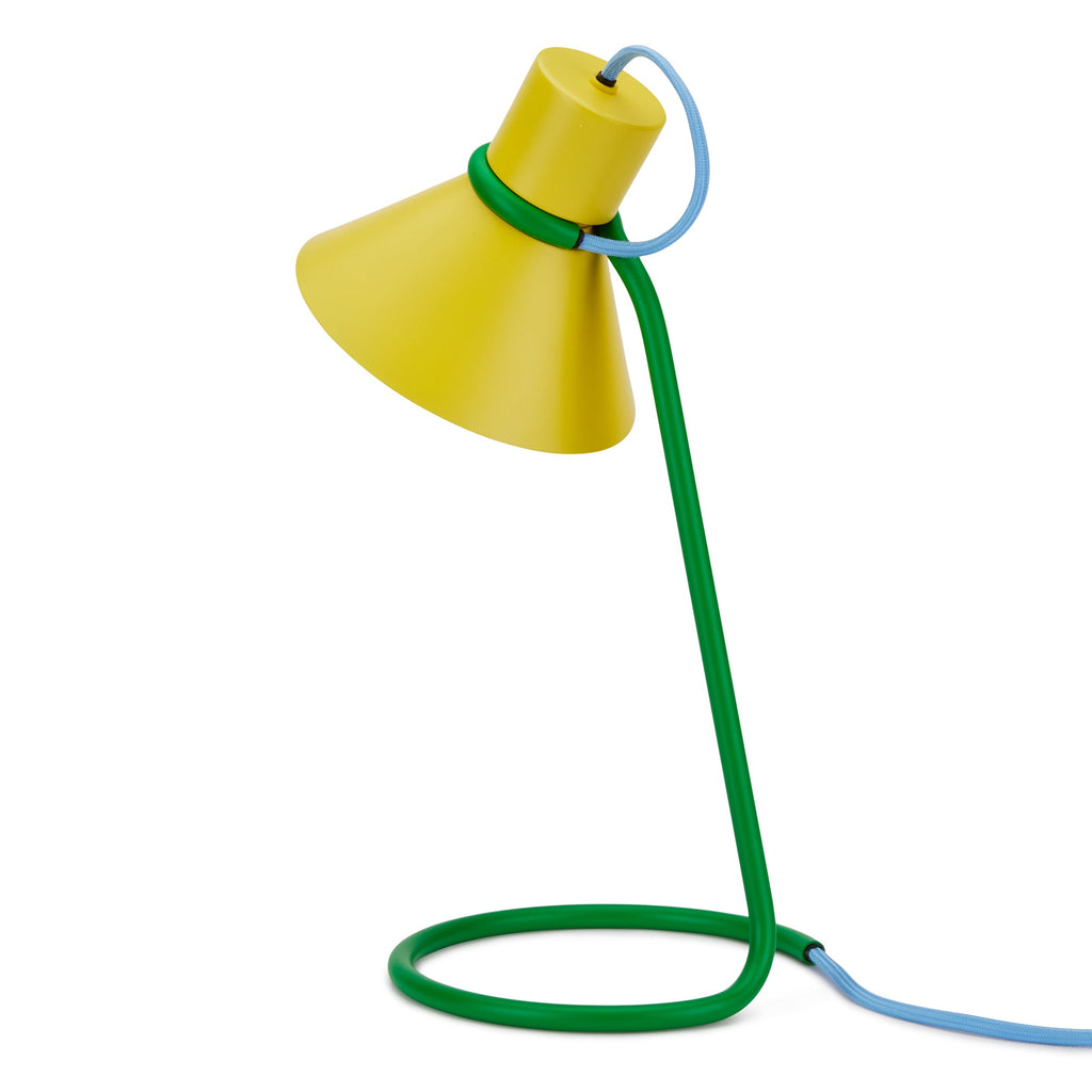 Loop de Loop Table Lamp - Yellow/ Green