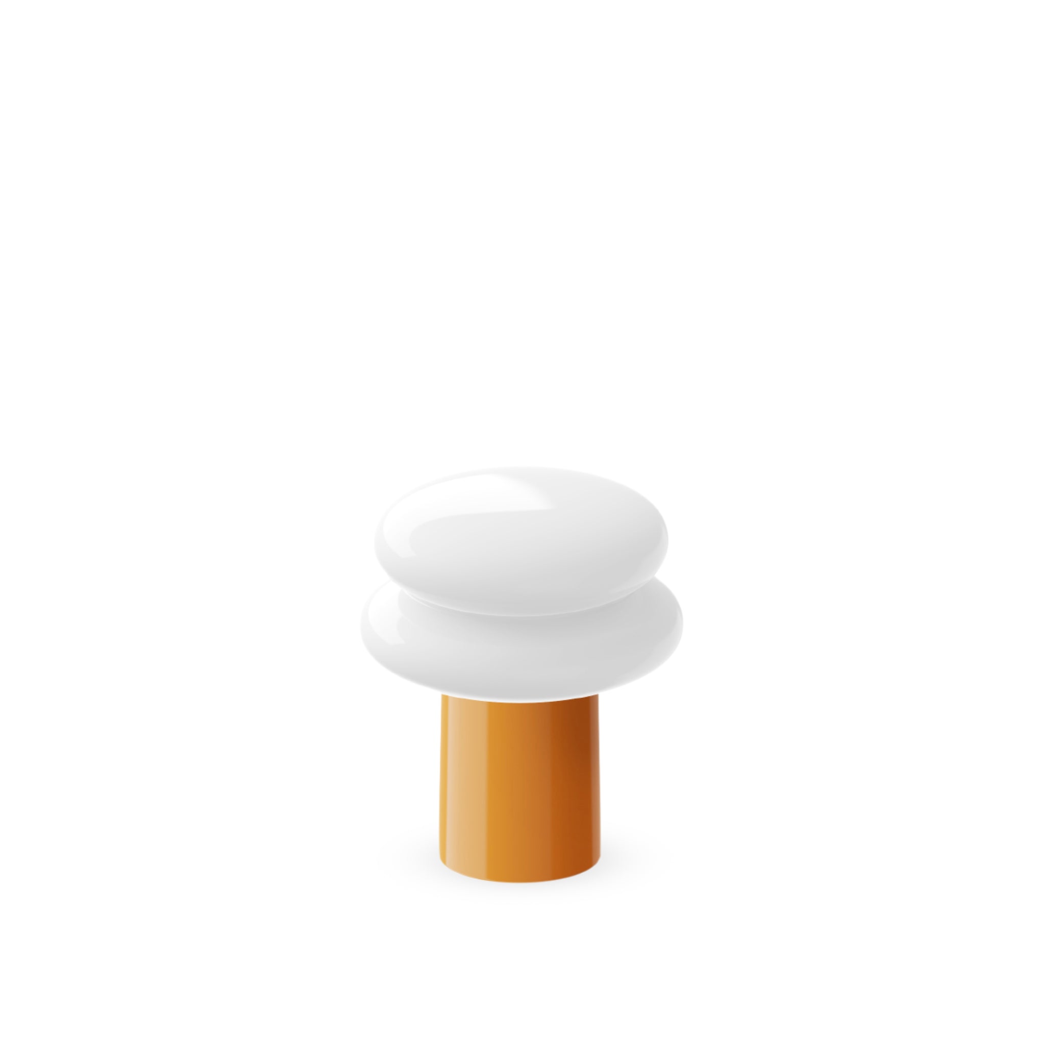 Snowman 8 Mini Portable Lamp - Tangerine