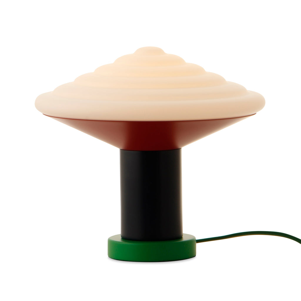 Whipped Table Lamp - Pure Green
