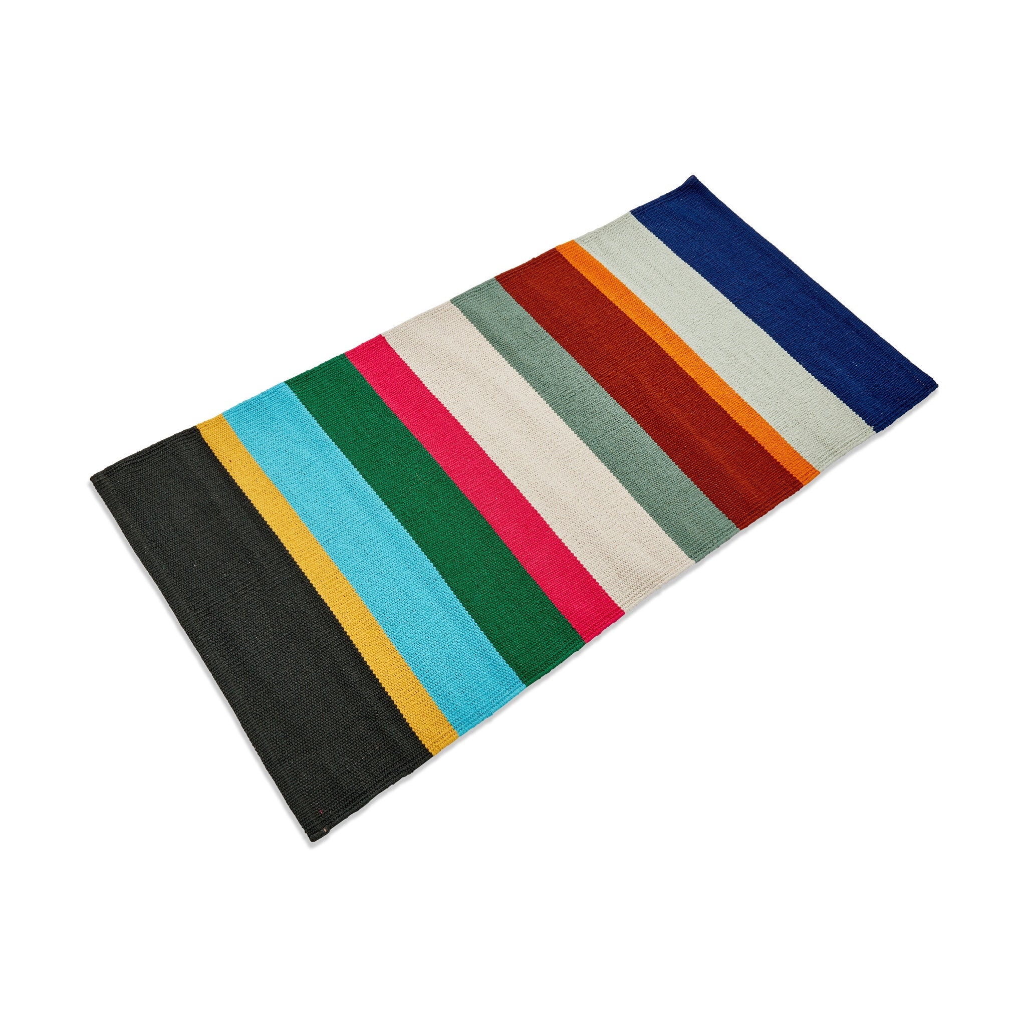 Striped Cotton Utility Floormat - Briza