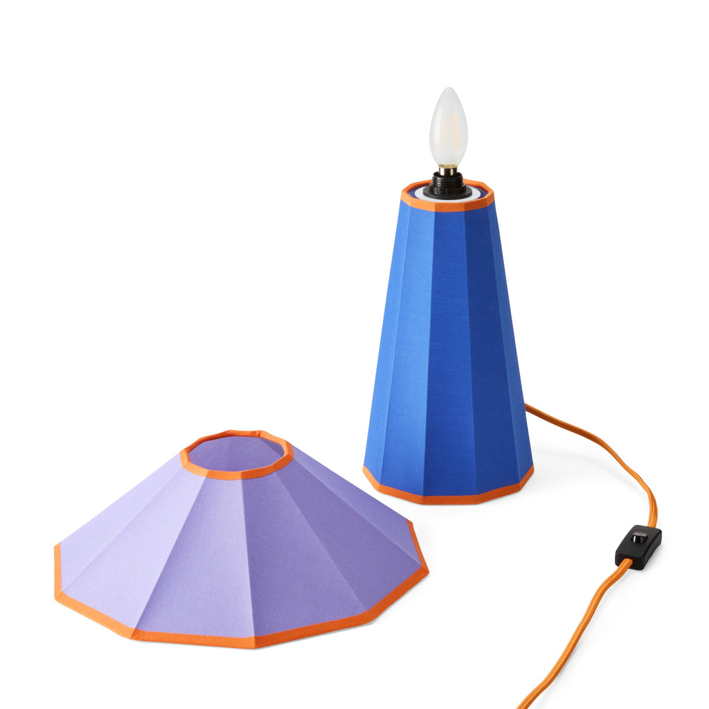 Trimme Table Lamp - Blue/ Purple