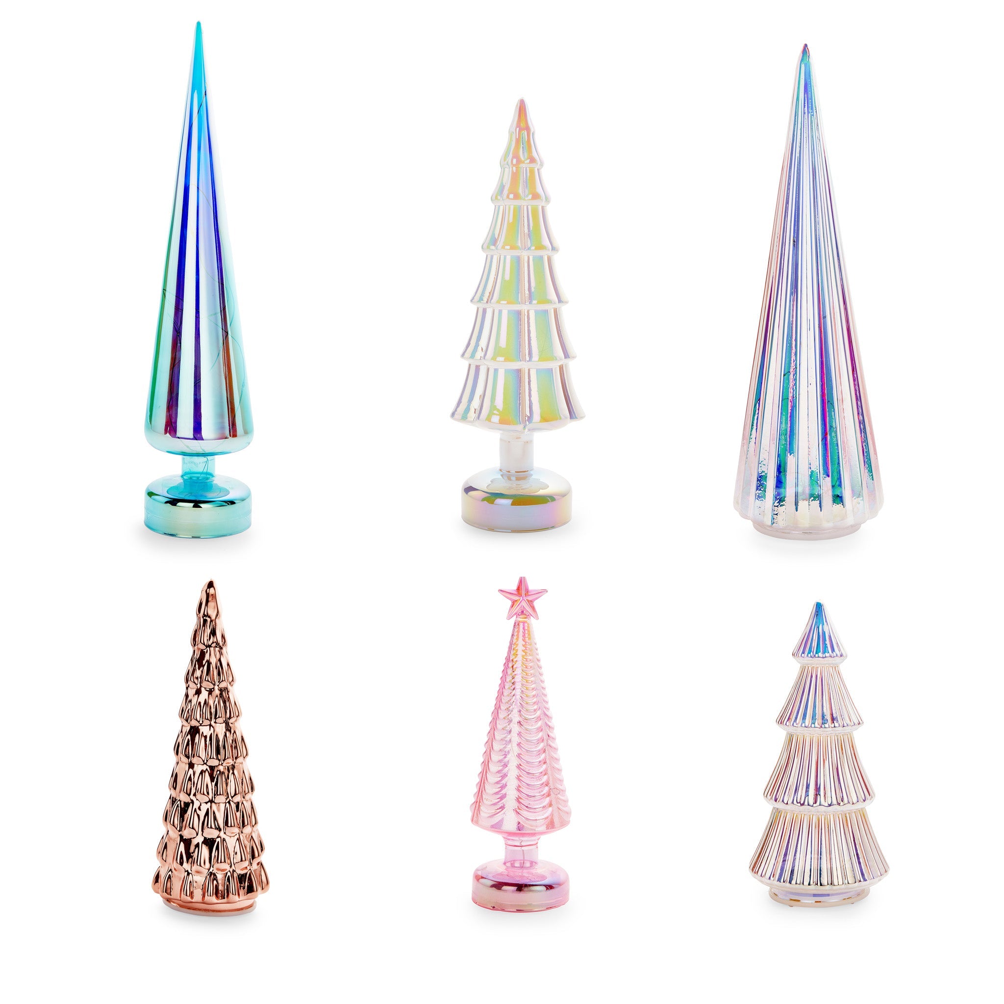 MoMA LED Glass Lighted Tree- Large - Multi