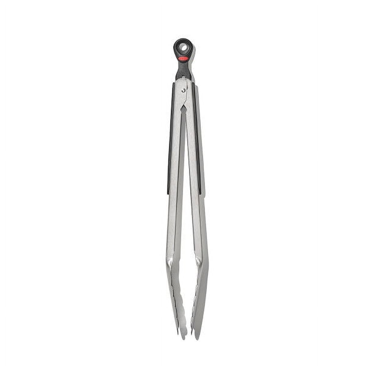 Stainless Steel 12-inch Food Tongs with Locking Handle