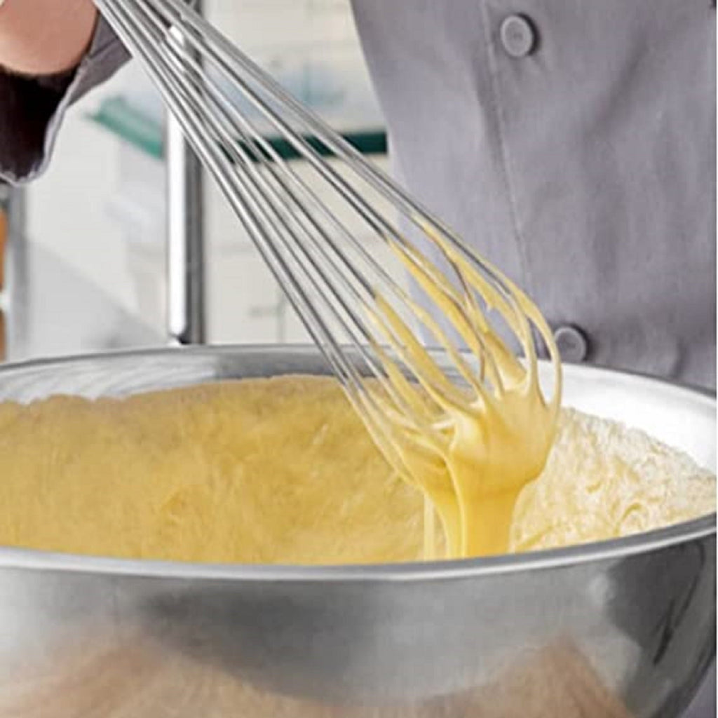 18" Stainless Steel French Whip/Whisk - Kitchen Wire Whisk for Whisking Beating Blending Ingredients ...