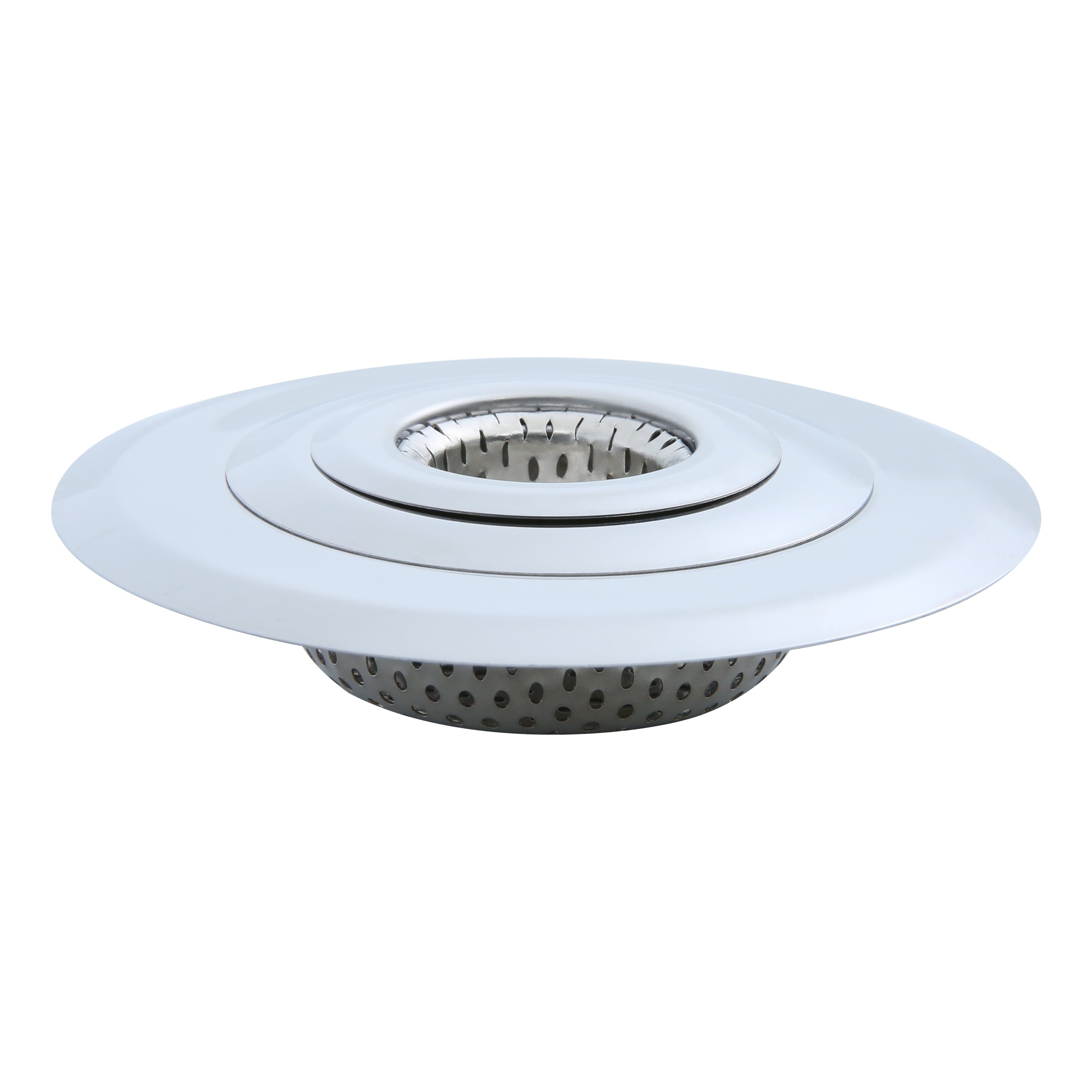 Stainless Steel Kitchen Sink Drain Strainer Set 3 Pack 4.45", 2.95", 2.1" Silver