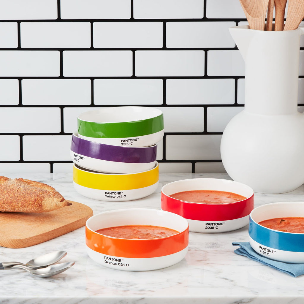 Pantone Ceramic Bowls - Set of 6