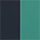 HAY Tin Container - Dark Blue/ Green