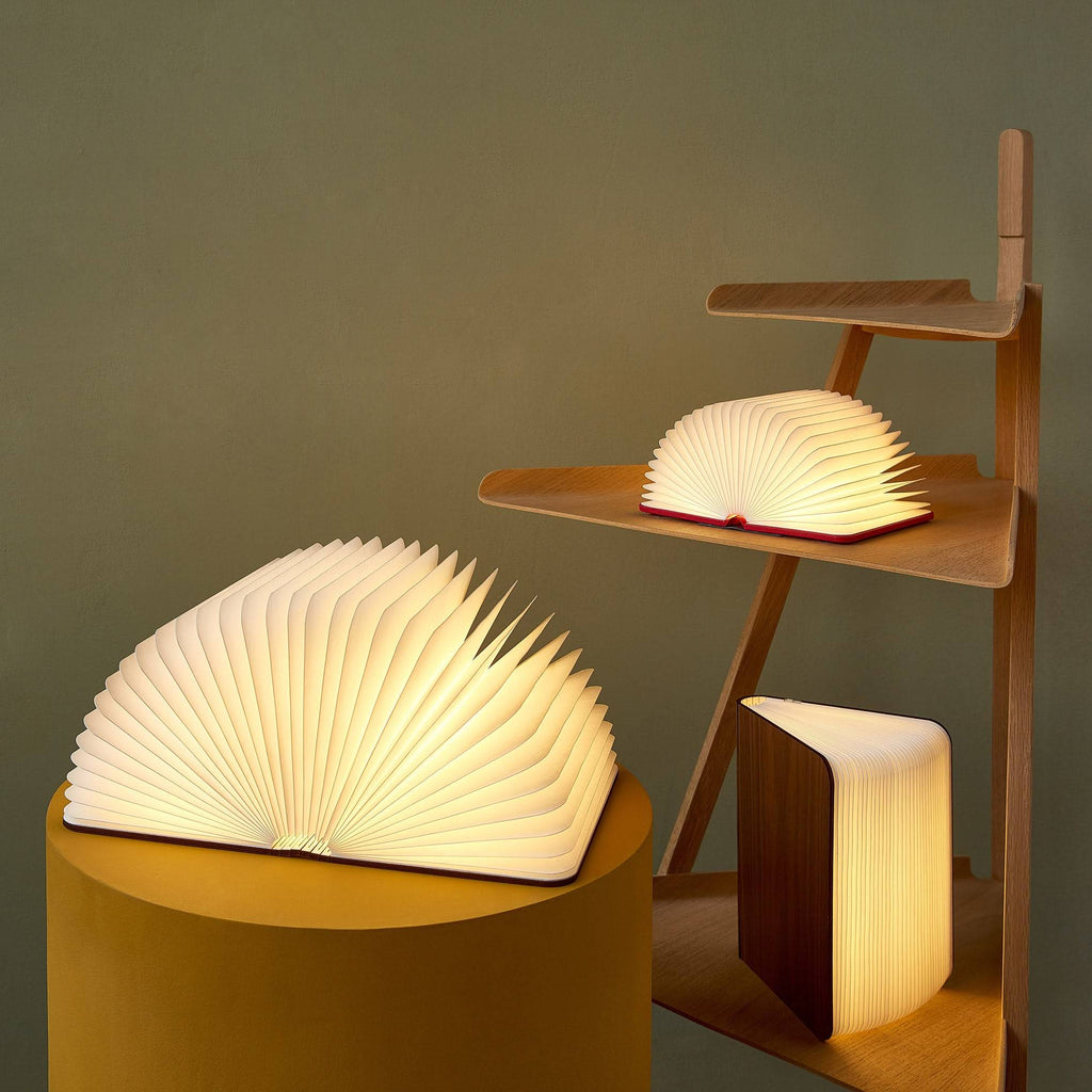 Lumio Book Lamp - Walnut