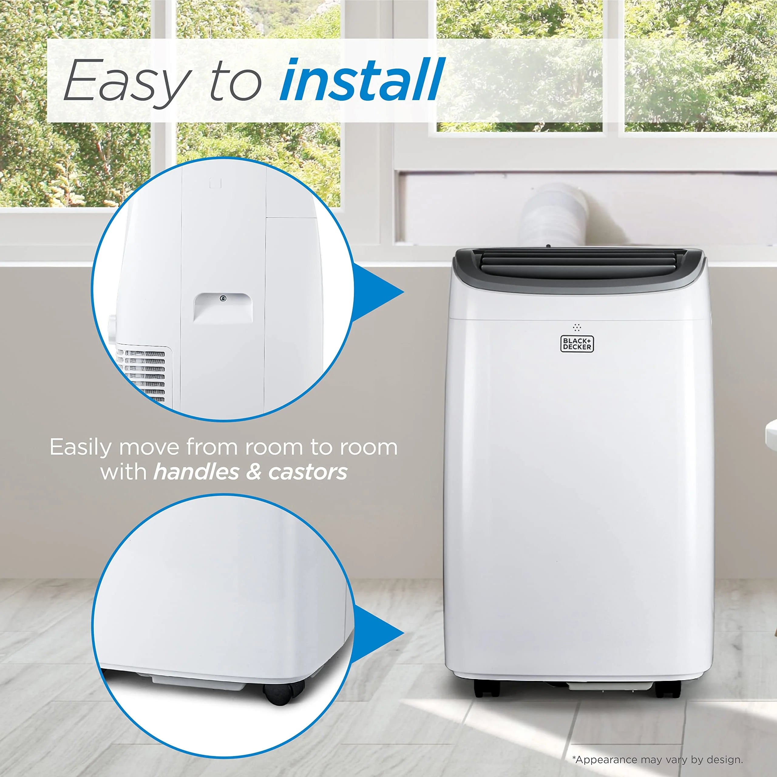 BLACK+DECKER 8000 BTU Portable Air Conditioner up to 350 Sq.Ft