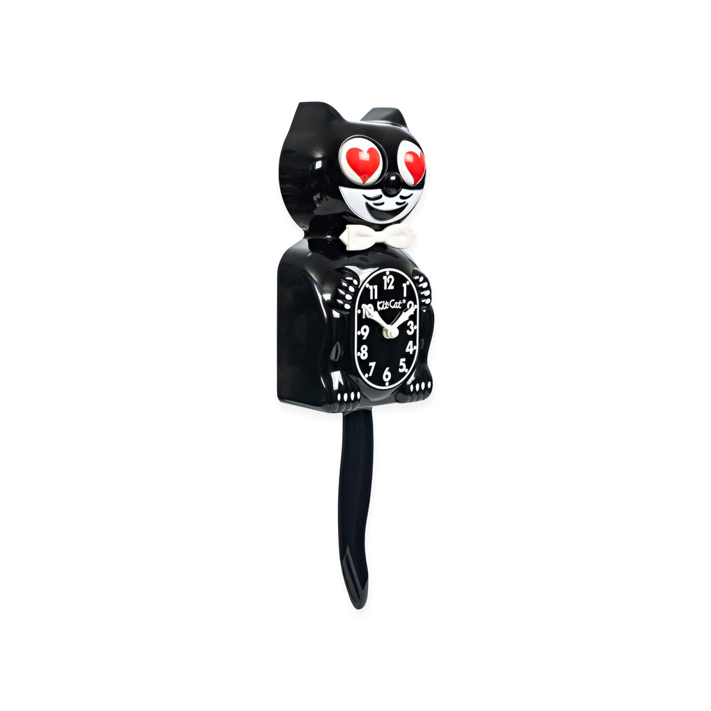 Kit-Cat Heart Eyes Wall Clock