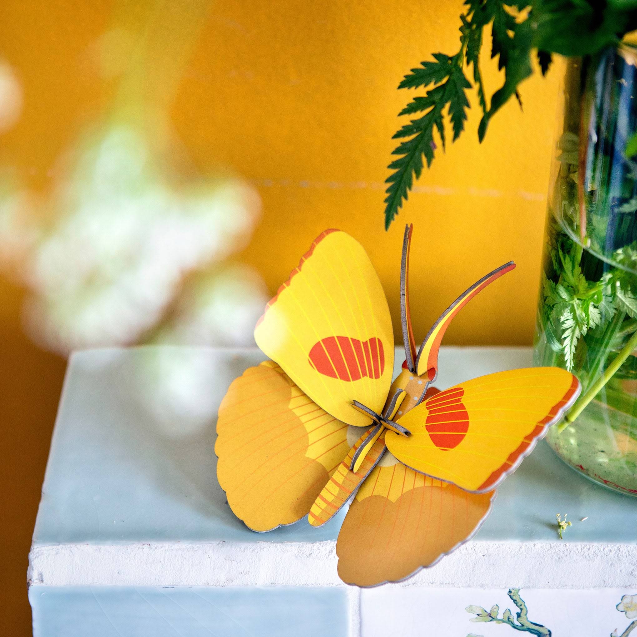 3D DIY Decorative Insects - Yellow Butterfly