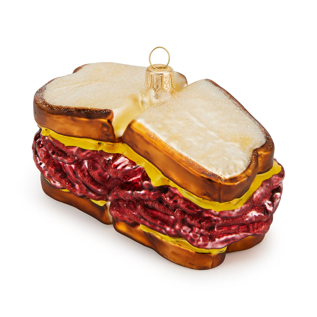 NYC Glass Holiday Ornament - Pastrami