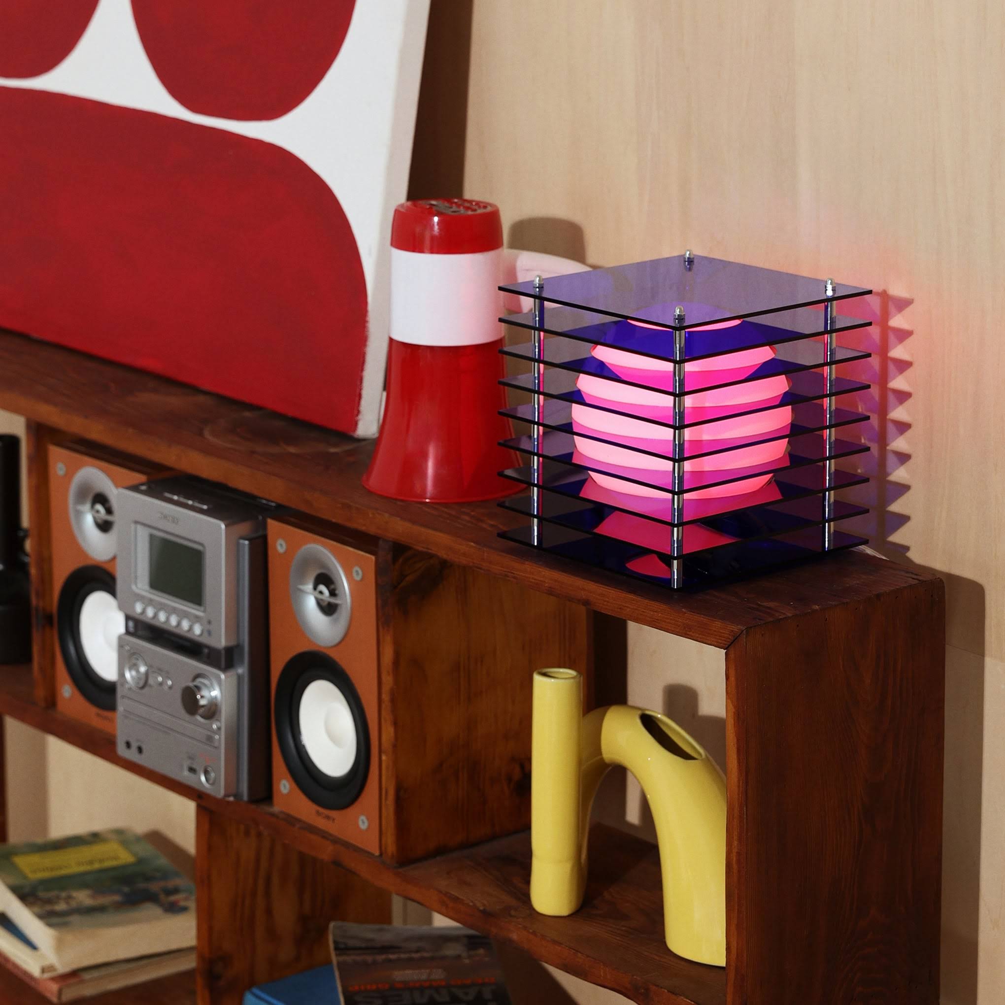 Lớp Layers Table Lamp - Blue/ Pink