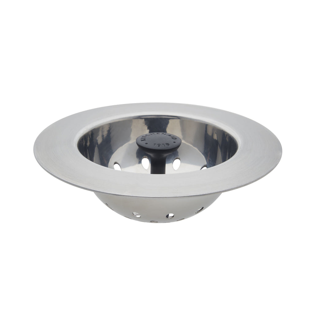 Stainless Steel Sink Strainer with Black Knob Drain Catchers