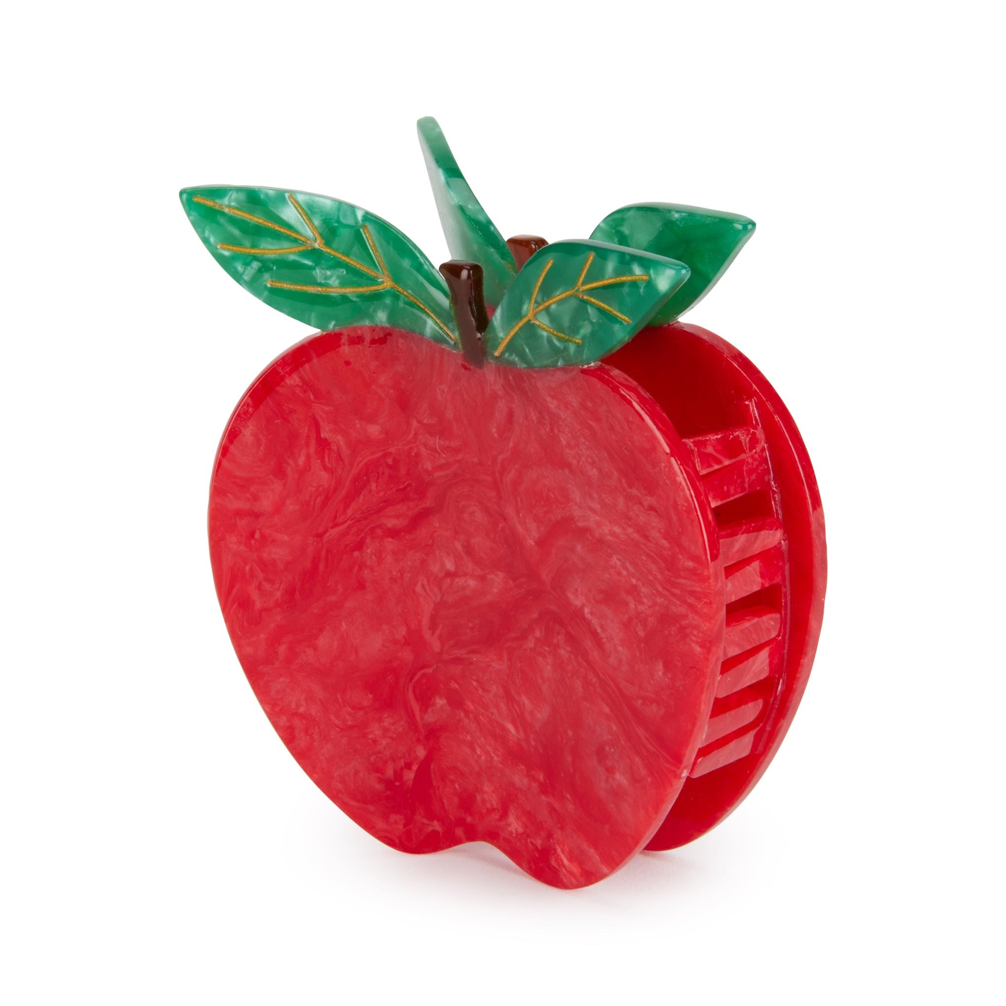 Solar Eclipse Hair Clip - Red Apple