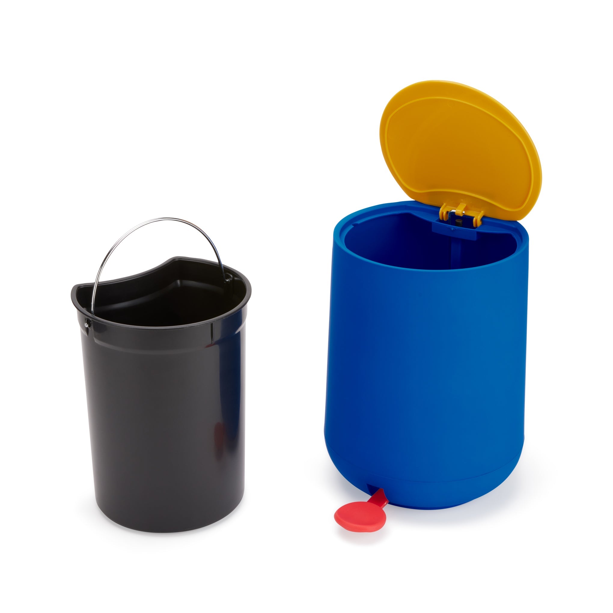 Nova One Color Block Bathroom Accessories - Waste Bin