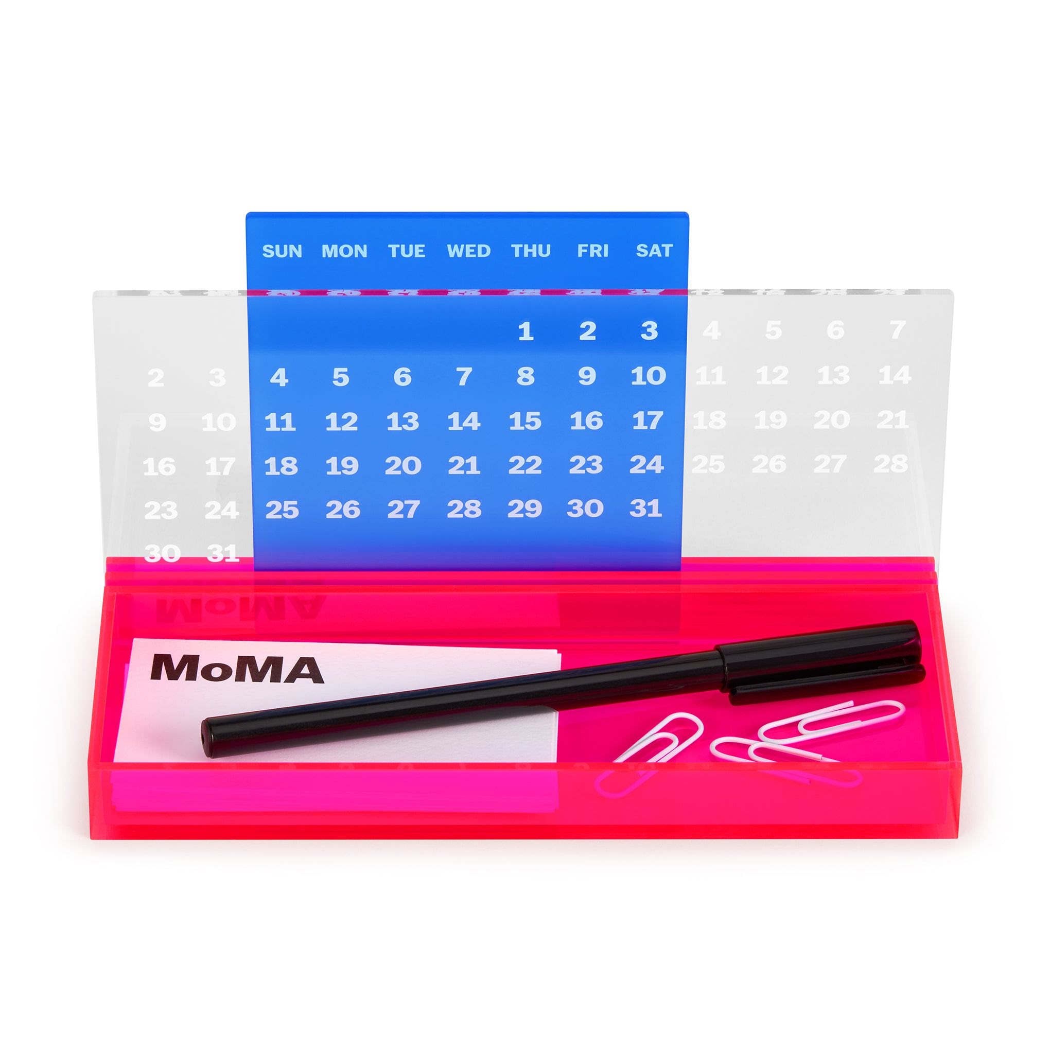 MoMA Colorplay Perpetual Calendar and Organizer - Blue