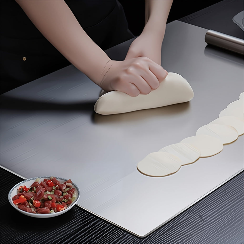 Stainless Steel Cutting Boards 15.75"x 11.8" Cutting Boards for Kitchen, Suitable for Meat, Fruits, Vegetables