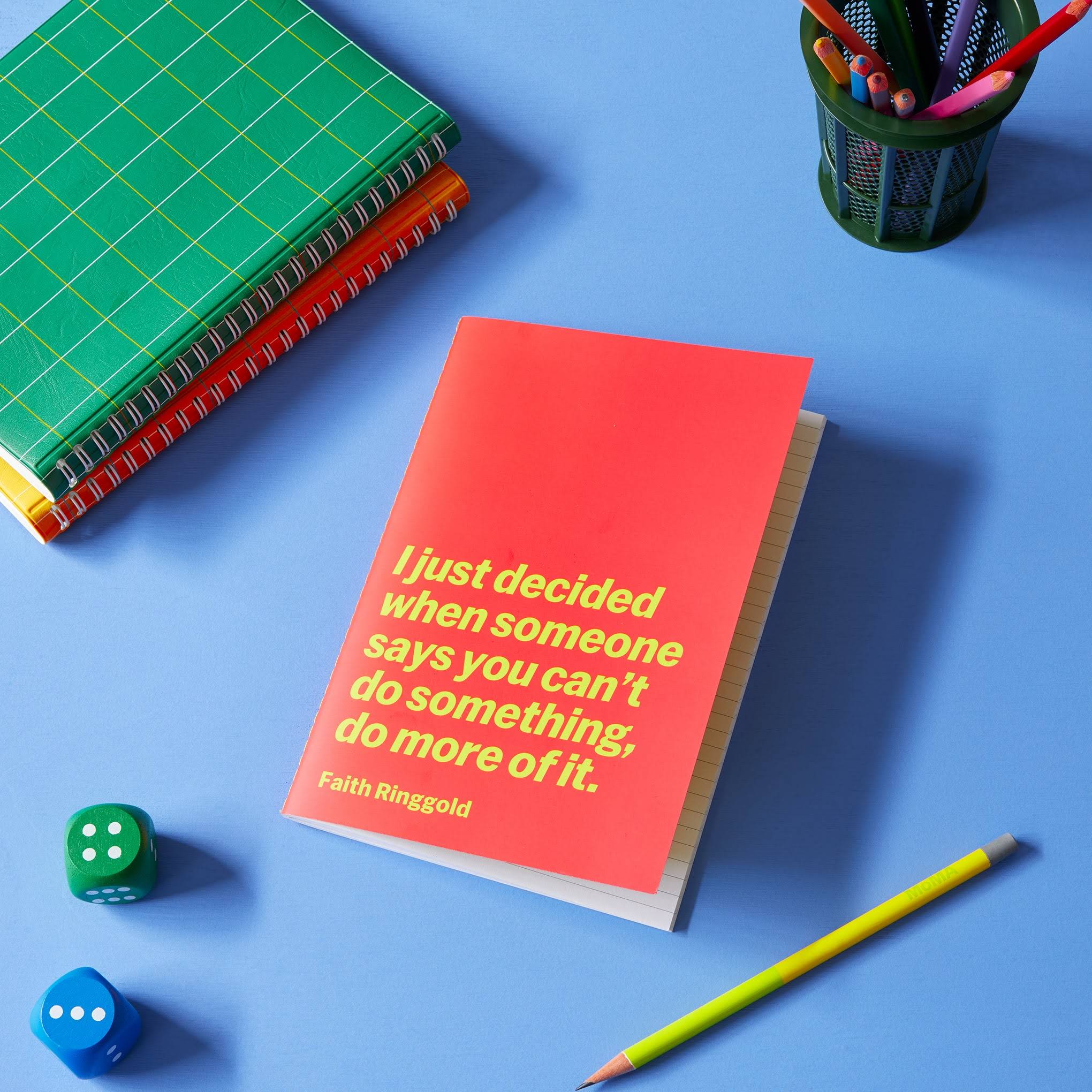 MoMA Faith Ringgold Quote Notebook